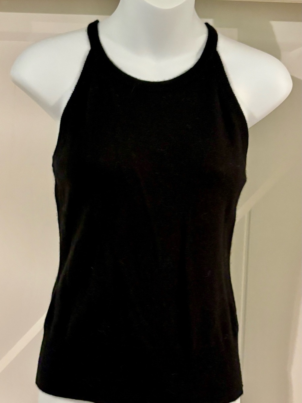 House of Harlow 1960 Black Halter Tank Top